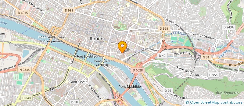 localisation de l'entreprise MADAME SABINE LEFRANC à ROUEN