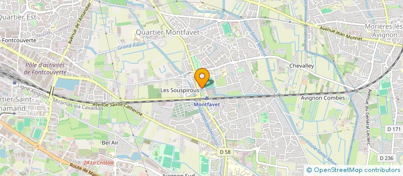 localisation de l'entreprise MADAME SABINE LELEU à AVIGNON