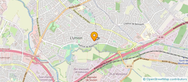 localisation de l'entreprise MADAME SABINE LEMAISTRE à L'UNION