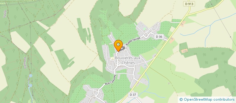 localisation de l'entreprise MADAME SABINE LEMAITRE  BOUXIERES-AUX-CHENES