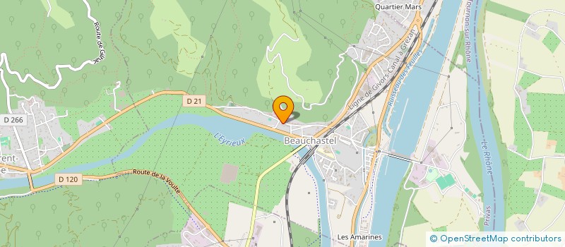 localisation de l'entreprise MADAME SABINE LEPOUTRE à BEAUCHASTEL