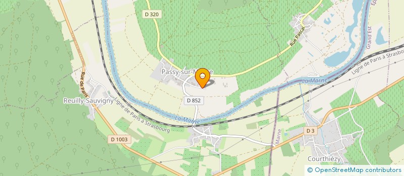 localisation de l'entreprise MADAME SABINE LEQUEUX à PASSY-SUR-MARNE