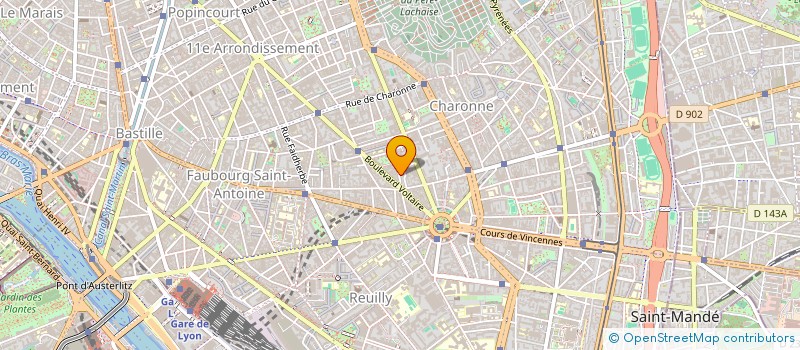 localisation de l'entreprise MADAME SABINE LEVEILLER  PARIS