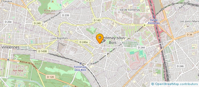 localisation de l'entreprise MADAME SABINE LIBOSSART à FONTENAY-SOUS-BOIS