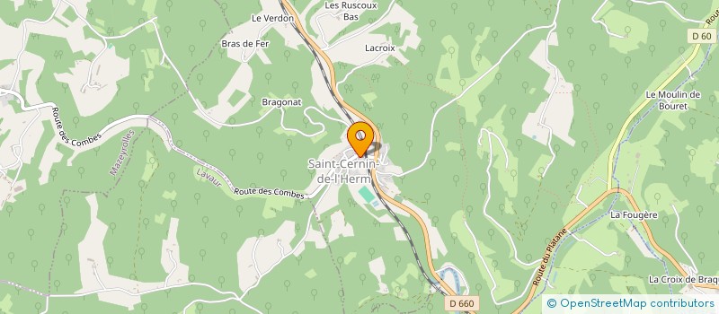 localisation de l'entreprise MADAME SABINE LINARES  MAZEYROLLES