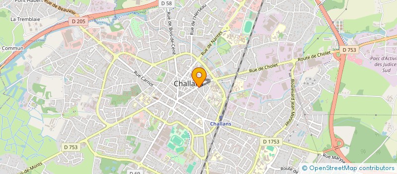 localisation de l'entreprise MADAME SABINE LOUTREL à CHALLANS