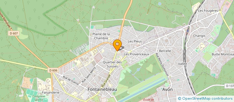localisation de l'entreprise MADAME SABINE LOUZIER à FONTAINEBLEAU