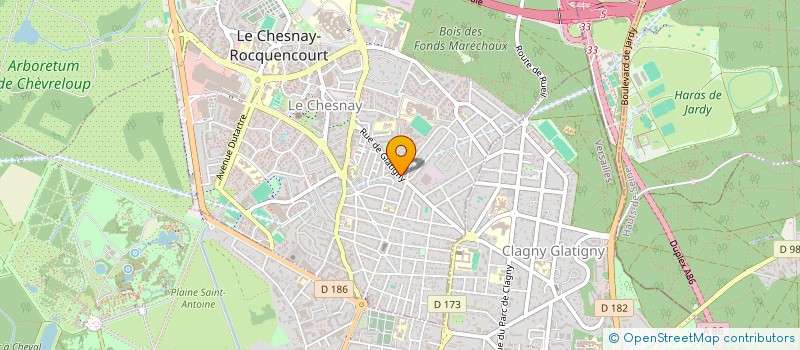 localisation de l'entreprise MADAME SABINE LUNEL à LE CHESNAY-ROCQUENCOURT