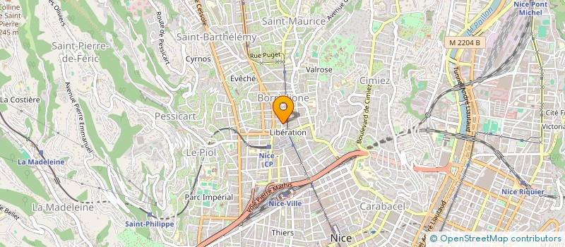 localisation de l'entreprise MADAME SABINE LUTTON à NICE