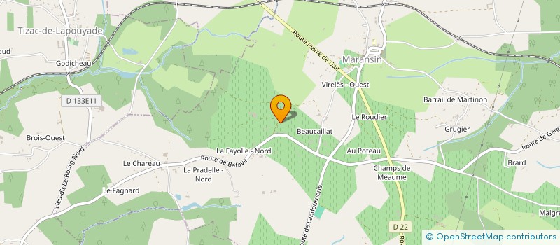 localisation de l'entreprise MADAME SABINE LYDOIRE  MARANSIN