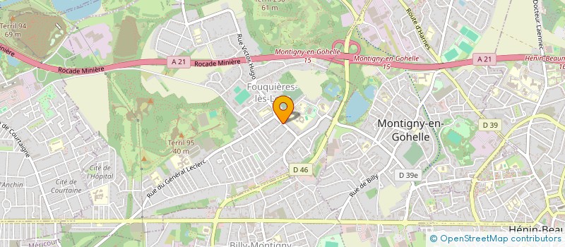 localisation de l'entreprise MADAME SABINE MALBRANQUE  FOUQUIERES-LES-LENS