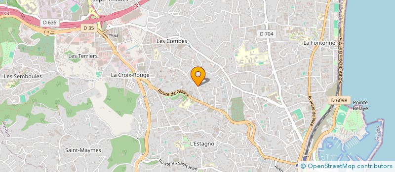 localisation de l'entreprise MADAME SABINE MALVOLTI  ANTIBES