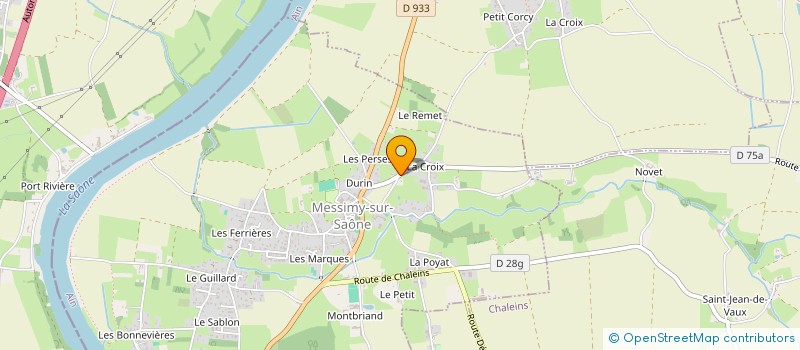 localisation de l'entreprise MADAME SABINE MANDON-JOLY à MESSIMY-SUR-SAONE