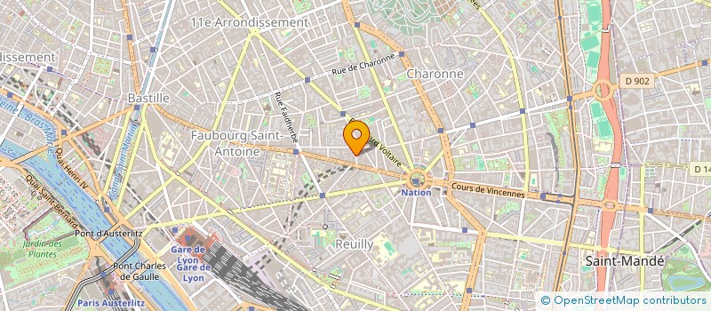 localisation de l'entreprise MADAME SABINE MANSUELLE-ATHONADY  PARIS