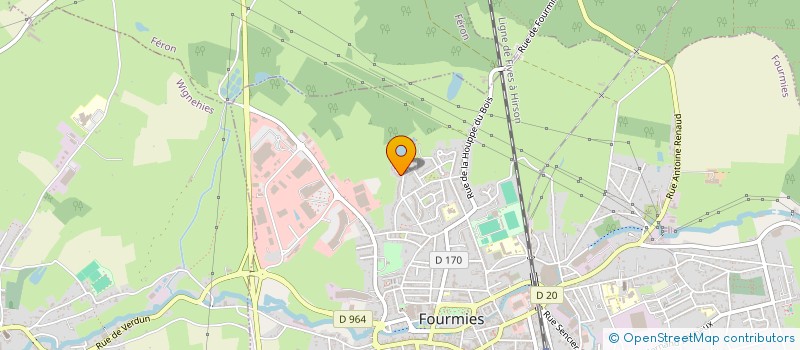 localisation de l'entreprise MADAME SABINE MANZANO  FOURMIES