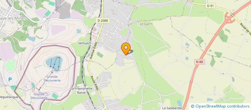 localisation de l'entreprise MADAME SABINE MARCANDELLA  LE GARRIC