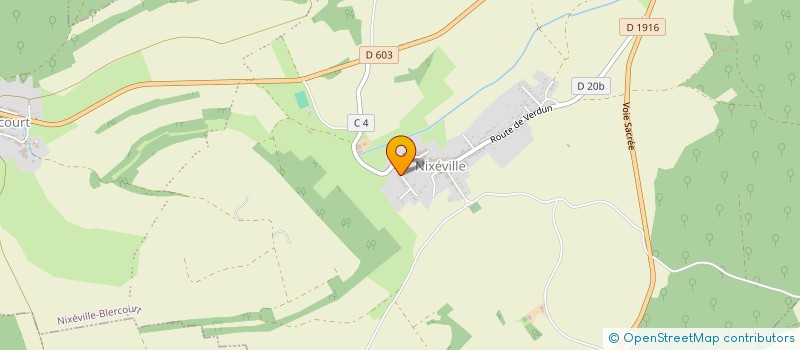 localisation de l'entreprise MADAME SABINE MARCHAL à NIXEVILLE-BLERCOURT