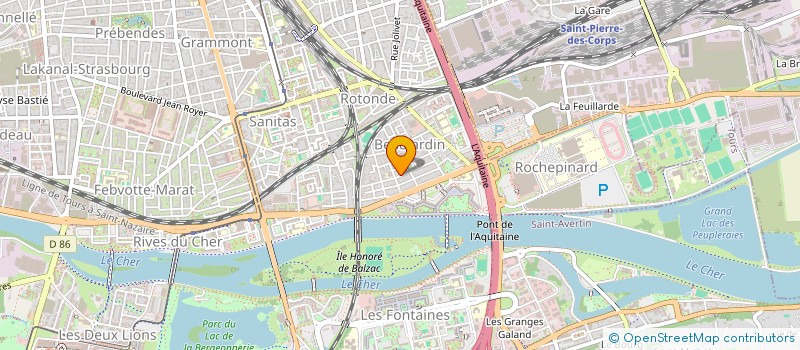 localisation de l'entreprise MADAME SABINE MARIE  TOURS