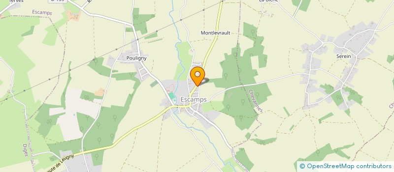 localisation de l'entreprise MADAME SABINE MARIUS  ESCAMPS