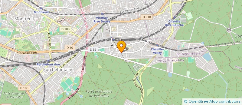 localisation de l'entreprise MADAME SABINE MARTINEZ  VIROFLAY