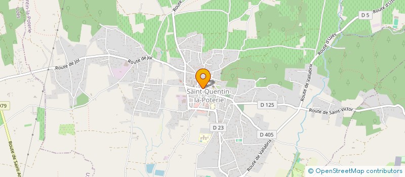 localisation de l'entreprise MADAME SABINE MAUQUIER à SAINT-QUENTIN-LA-POTERIE