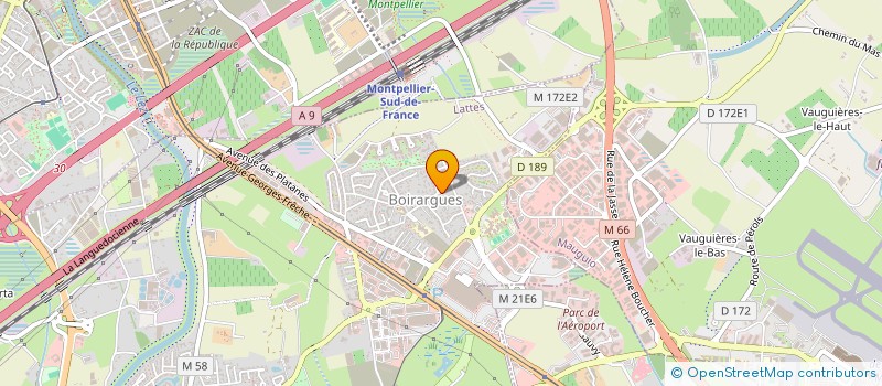 localisation de l'entreprise MADAME SABINE MAUREL à LATTES