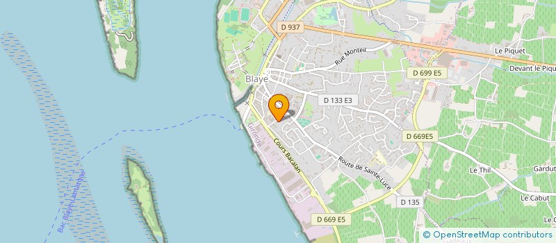 localisation de l'entreprise MADAME SABINE MELLET à BLAYE