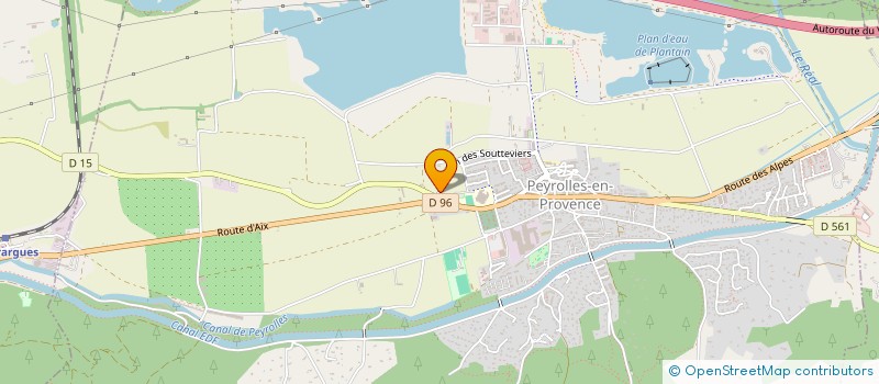 localisation de l'entreprise MADAME SABINE MENEUT  PEYROLLES-EN-PROVENCE