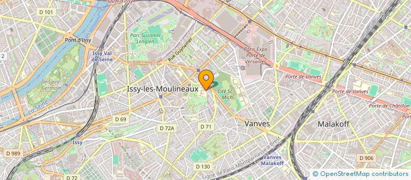 localisation de l'entreprise MADAME SABINE MENGIN  VANVES