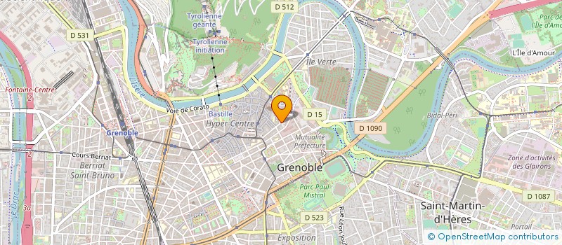 localisation de l'entreprise MADAME SABINE MERCIER à GRENOBLE