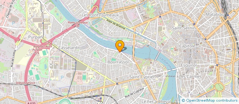 localisation de l'entreprise MADAME SABINE MERCIER à TOULOUSE