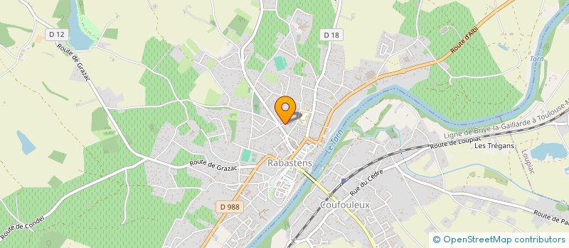 localisation de l'entreprise MADAME SABINE MERIENNE à RABASTENS