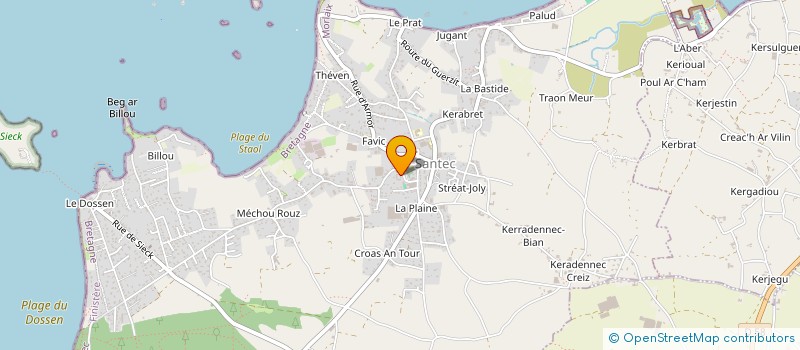 localisation de l'entreprise MADAME SABINE MERIT  SANTEC