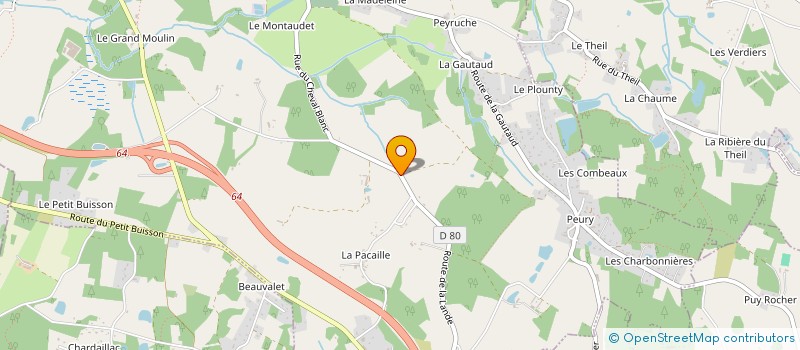 localisation de l'entreprise MADAME SABINE MEURANT à ORADOUR-SUR-GLANE