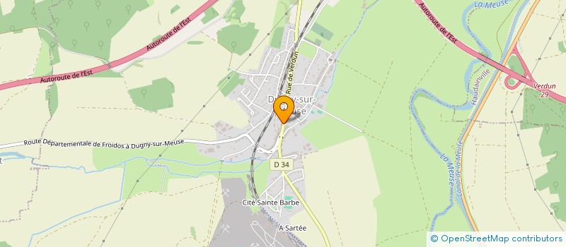 localisation de l'entreprise MADAME SABINE MEYER à DUGNY-SUR-MEUSE