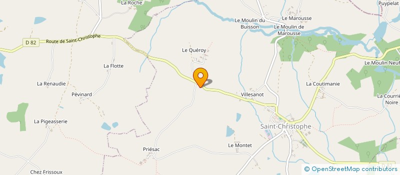 localisation de l'entreprise MADAME SABINE MICHEL à SAINT-CHRISTOPHE