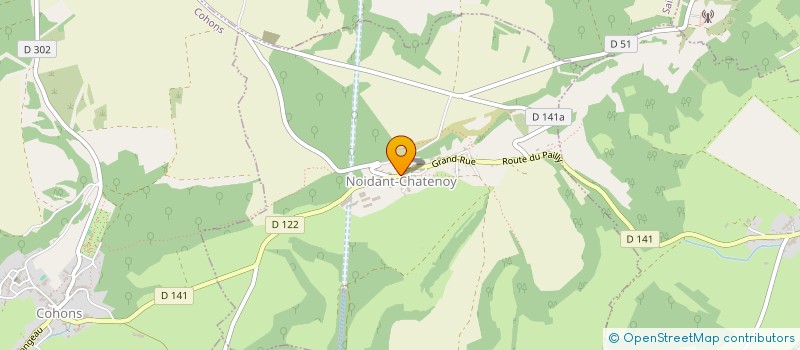 localisation de l'entreprise MADAME SABINE MICHEL à NOIDANT-CHATENOY