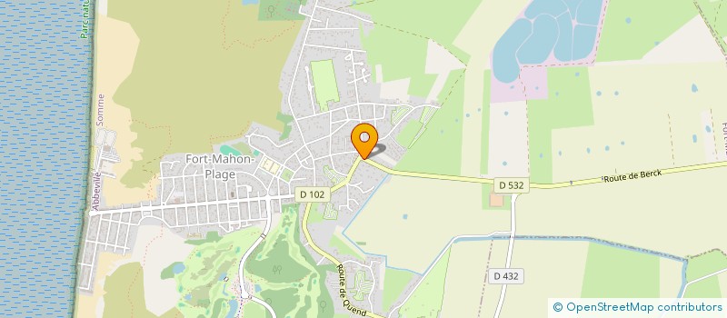 localisation de l'entreprise MADAME SABINE MICHEL  FORT-MAHON-PLAGE