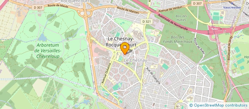 localisation de l'entreprise MADAME SABINE MIESMACKER  LE CHESNAY-ROCQUENCOURT