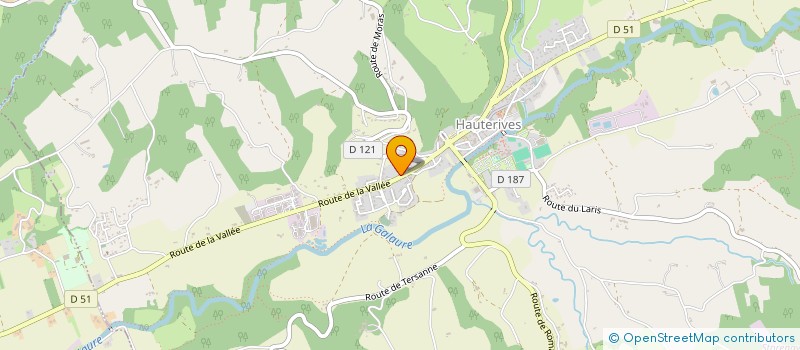 localisation de l'entreprise MADAME SABINE MILLOT  HAUTERIVES