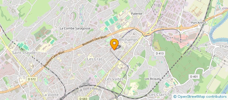 localisation de l'entreprise MADAME SABINE MINGASSON à BESANCON