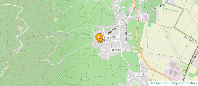 localisation de l'entreprise MADAME SABINE MOELLINGER  WETTOLSHEIM