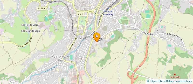 localisation de l'entreprise MADAME SABINE MONLEAU  LE PUY-EN-VELAY