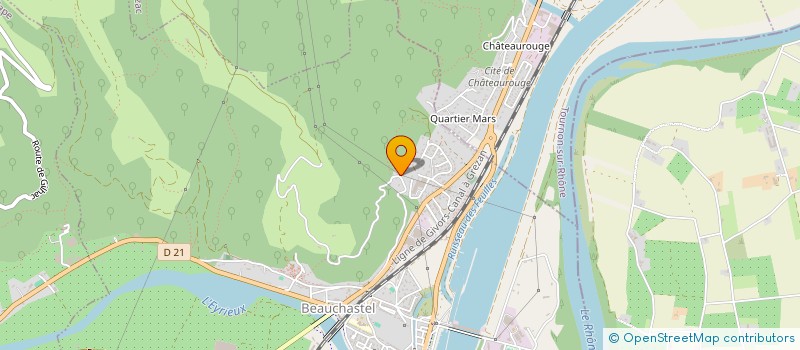 localisation de l'entreprise MADAME SABINE MONTERO  BEAUCHASTEL