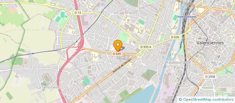 localisation de l'entreprise MADAME SABINE MONTUELLE à VALENCIENNES