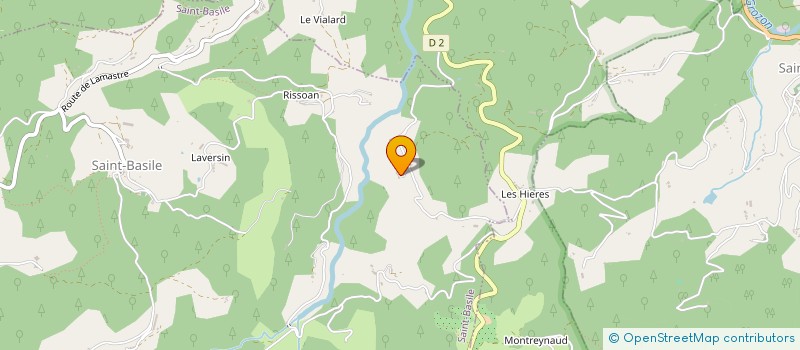 localisation de l'entreprise MADAME SABINE MORLAT à SAINT-BASILE