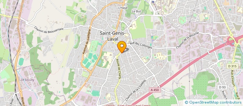 localisation de l'entreprise MADAME SABINE MORTIER  SAINT-GENIS-LAVAL