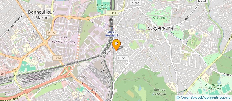 localisation de l'entreprise MADAME SABINE MOTTIER  SUCY-EN-BRIE