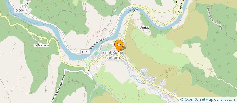 localisation de l'entreprise MADAME SABINE NANTY  SAINT-ROME-DE-TARN