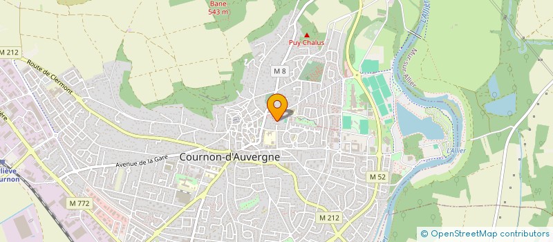 localisation de l'entreprise MADAME SABINE NAVARRO à COURNON-D'AUVERGNE